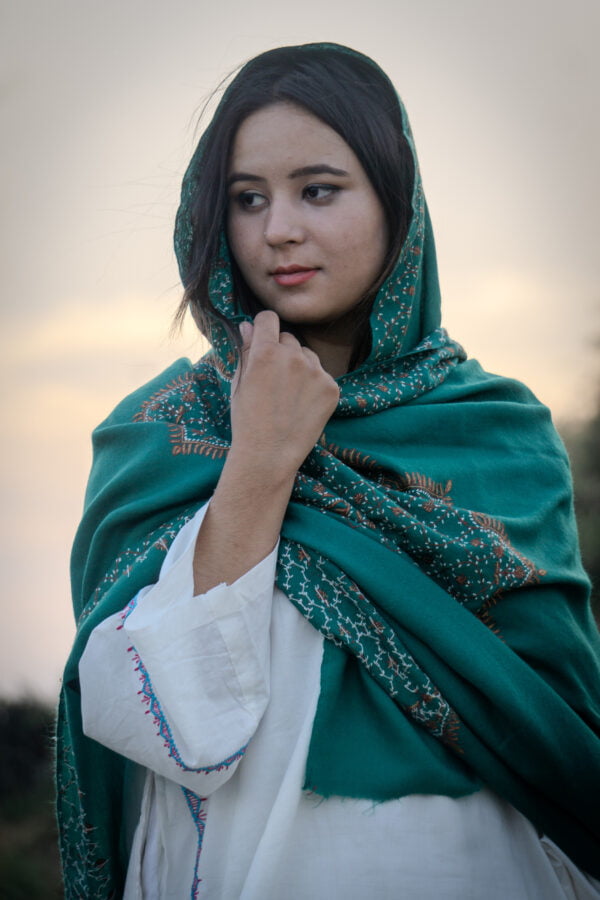 Green Kashmiri Shawl